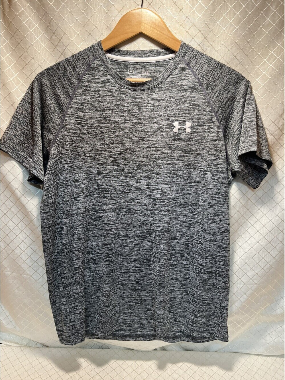 Under Armour Men's Small HeatGear Loose T-shirt Heather Gray